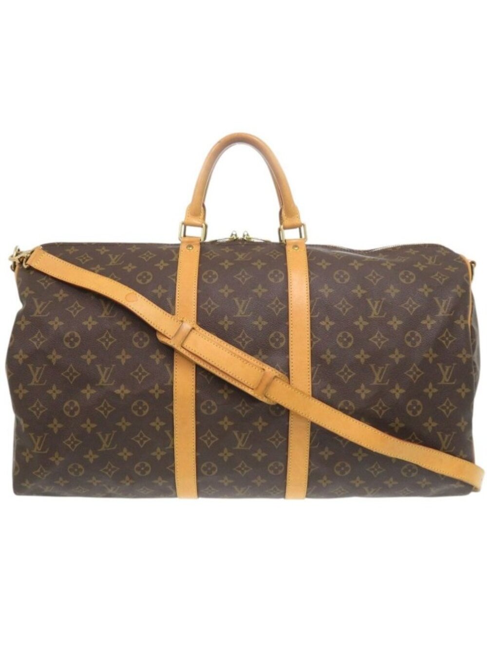 Louis Vuitton Keepall Bandouliere 55 Monogram Boston Bag